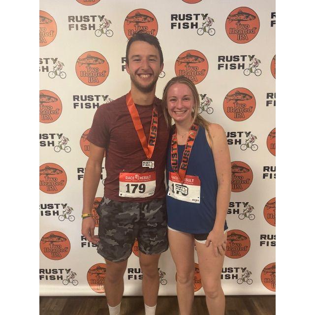 Andrew and Danae ran a marathon together on October of 2024.