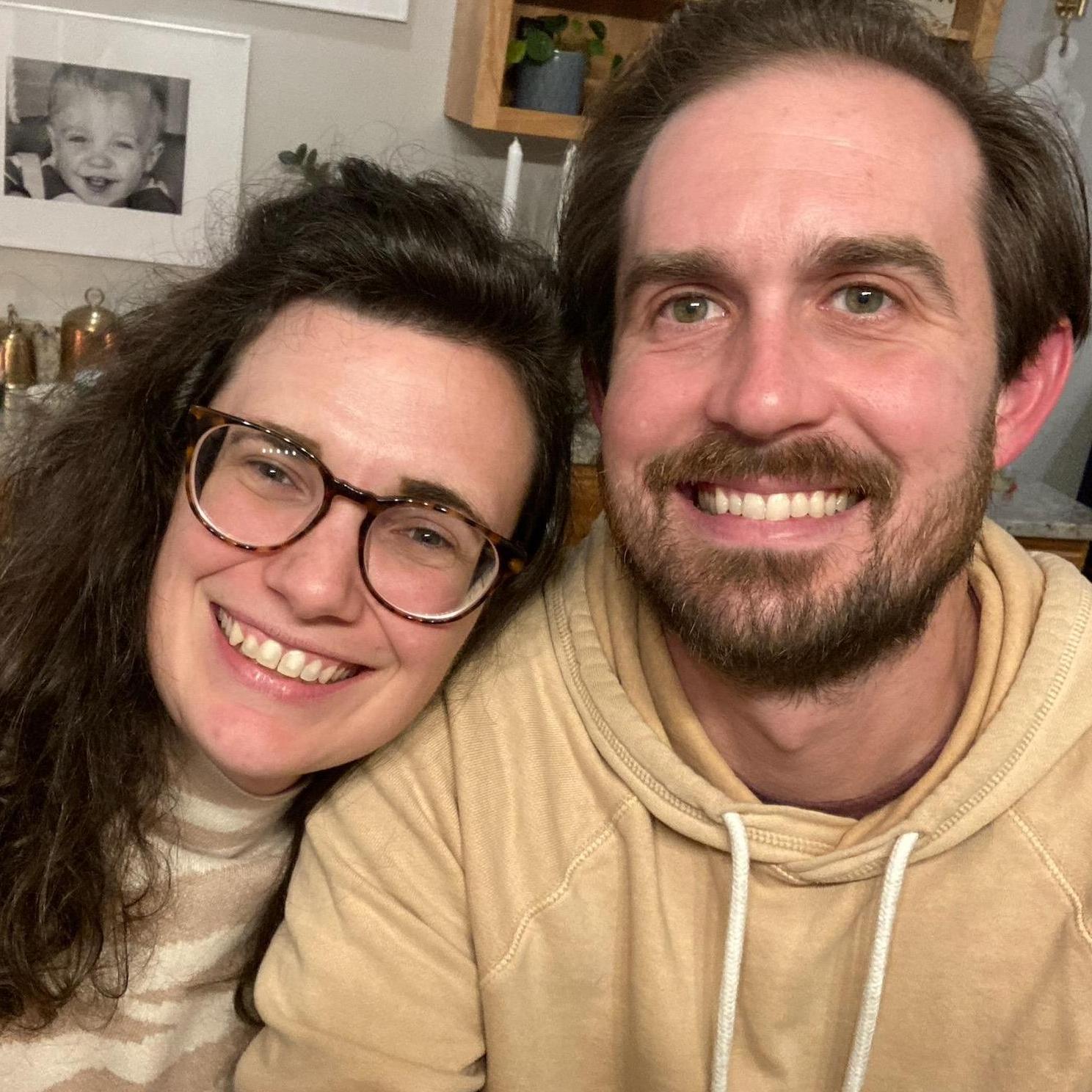 New Years Eve 2021 into 2022 in Bedford, NH - our only one as an engaged couple!