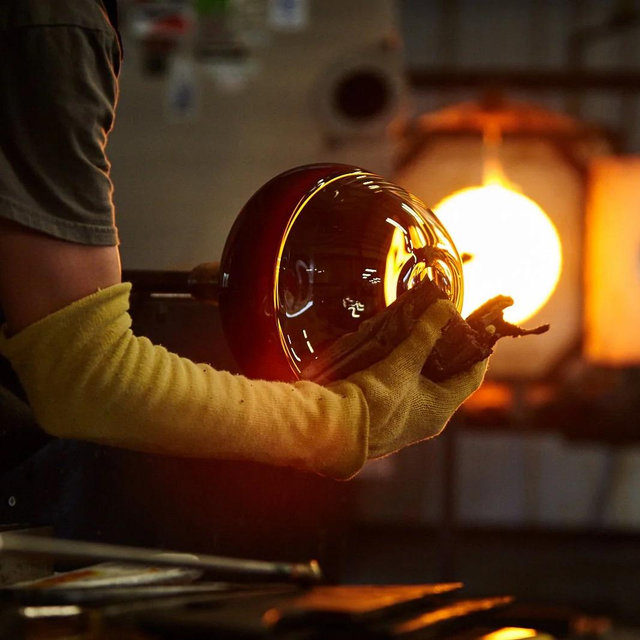 Glass Blowing Date Night in Charlotte at Hot Glass Alley