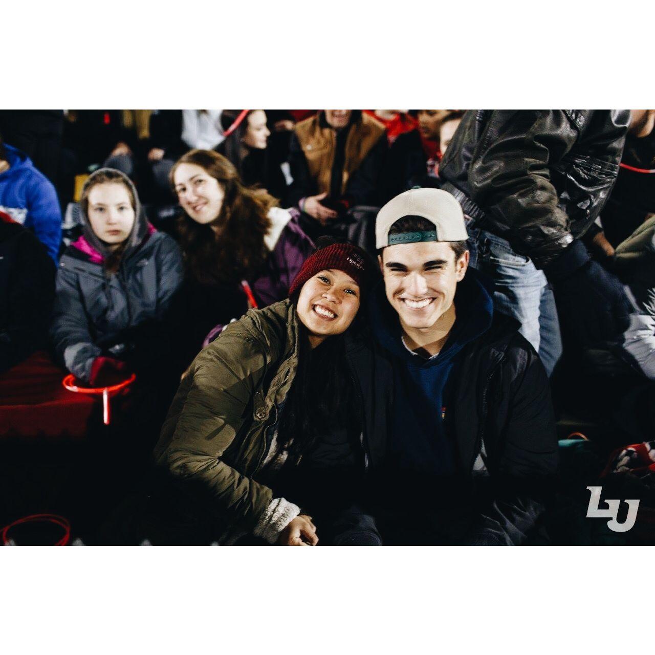 We were featured on Liberty University’s Facebook page at the Midnight Mayhem lacrosse game!