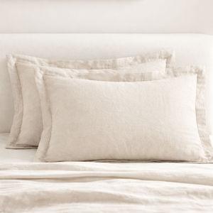 Belgian Flax Linen King Lounger Sham - Set of 2