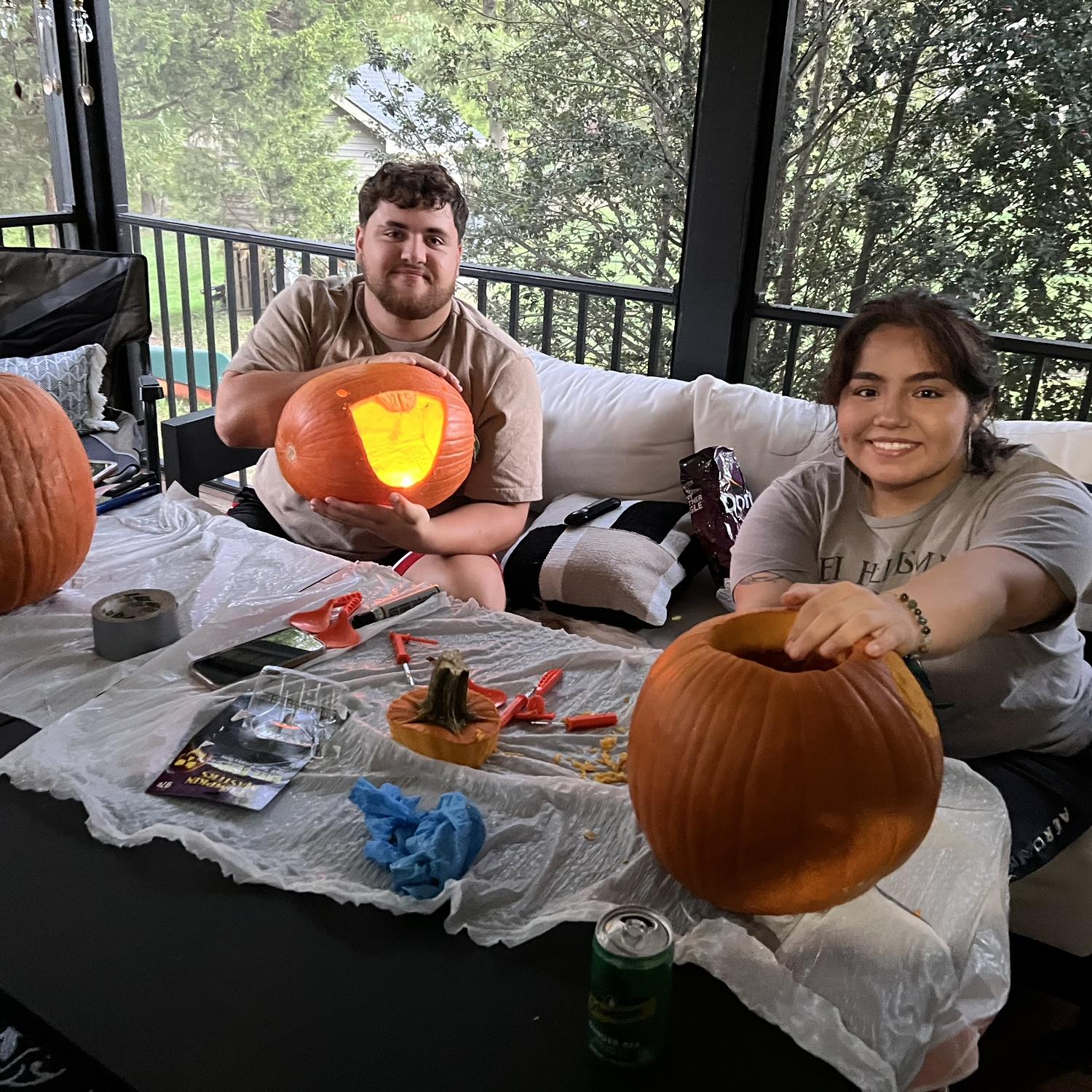 Pumpkin Carving on Halloween 2024