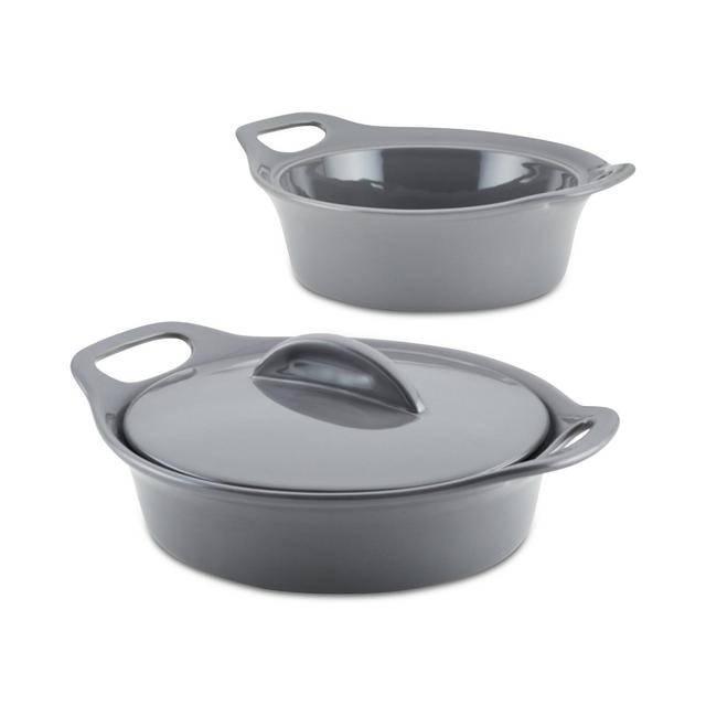 Rachael Ray 3-Pc. Ceramic Casserole Bakers Set