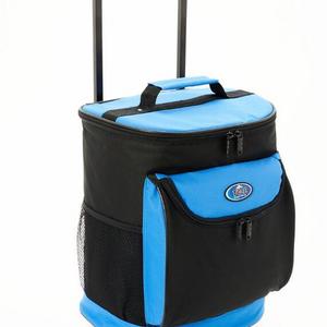 16" Insulated Rolling Cooler (Blue)