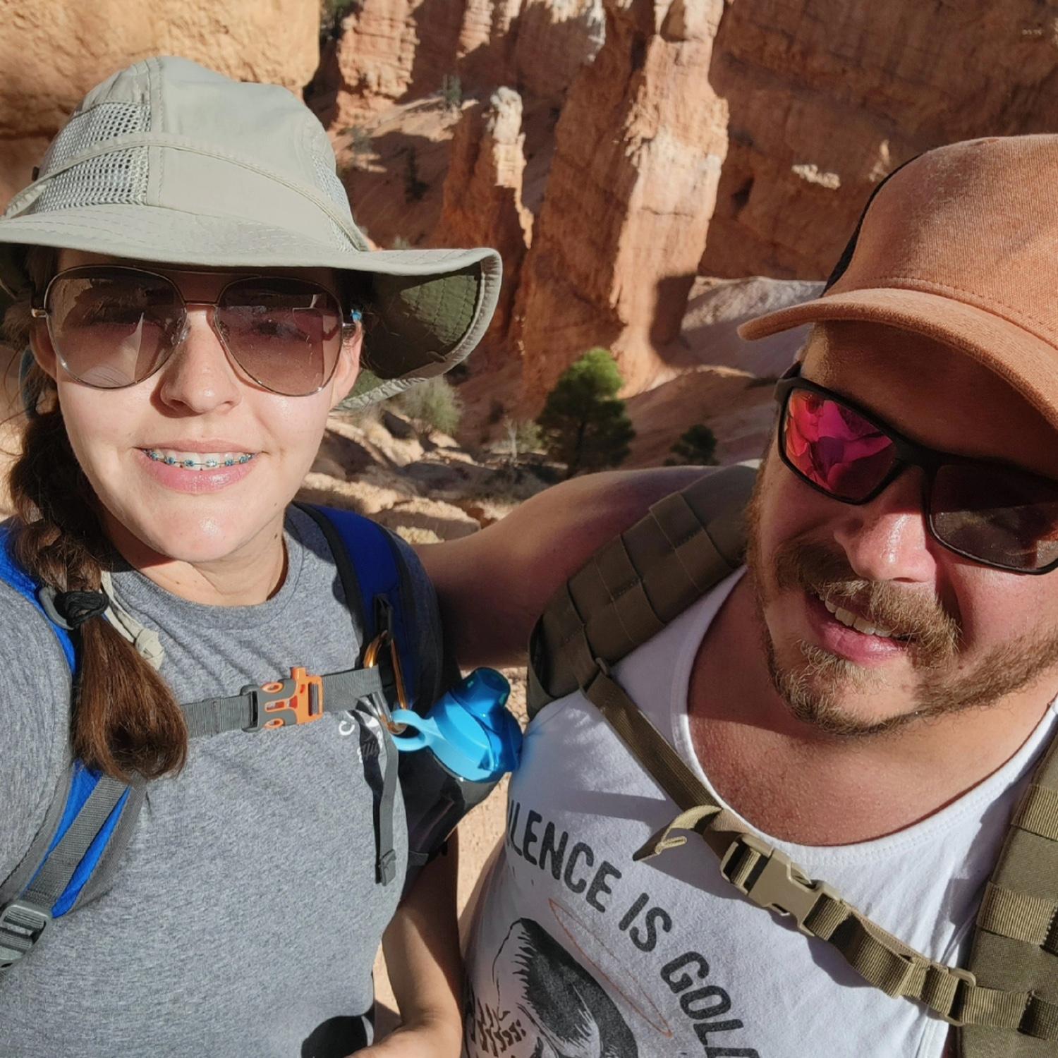 Hiking through Bryce Canyon in Utah!