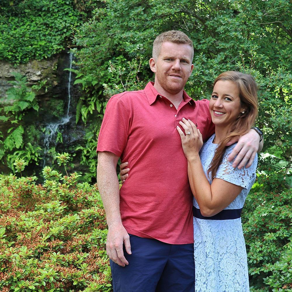 Moments after the Proposal at Hever Castle