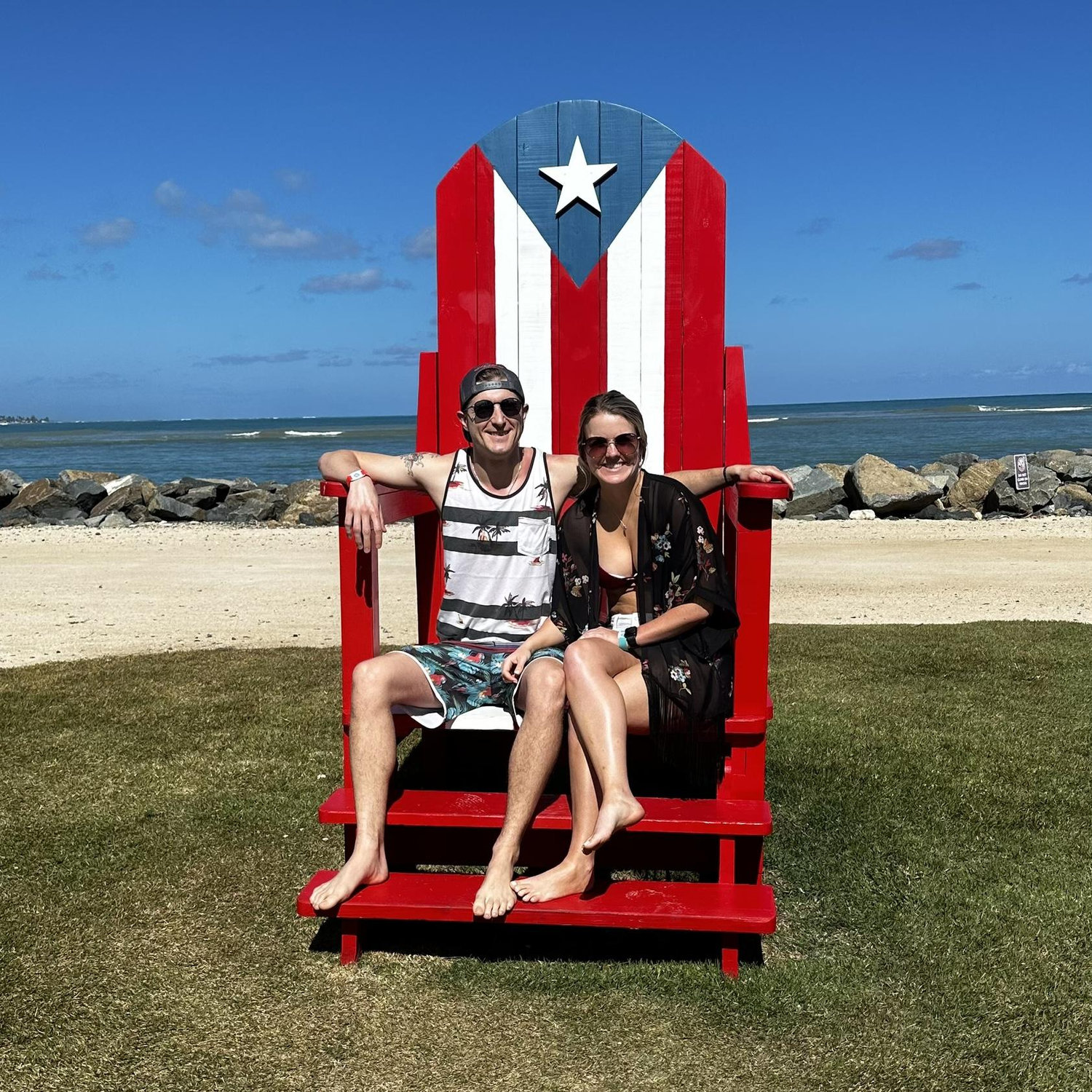 February 27, 2023 - Our first international trip together to Puerto Rico. Brooke wanted to relax at the resort, and Vinny wanted to hike 6 miles in the humid rainforest. We both learned to compromise.