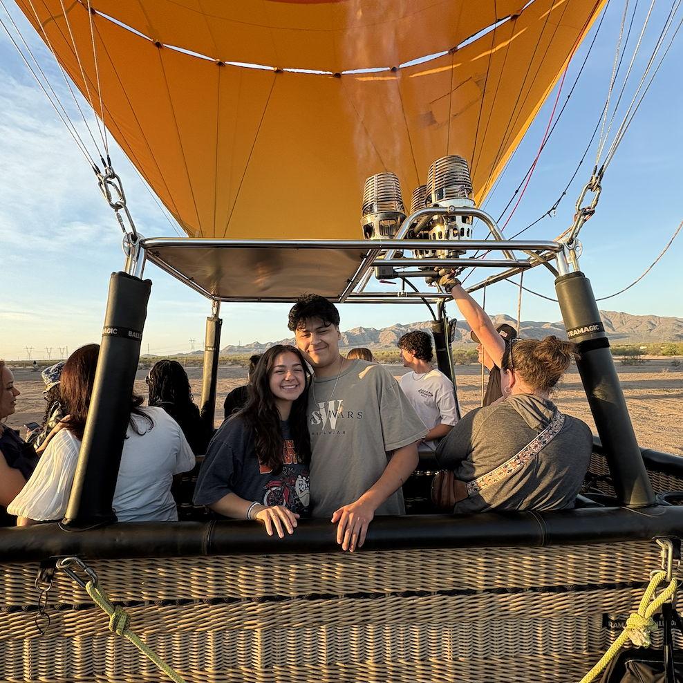 the long awaited hot air balloon ride:,)