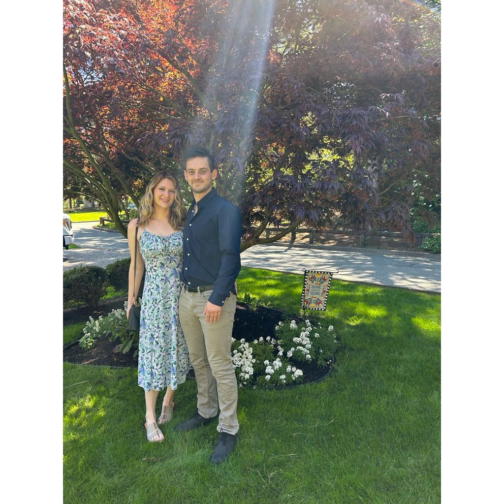 Before Chloe and Ryan's wedding. White Rock, BC - May 2023.