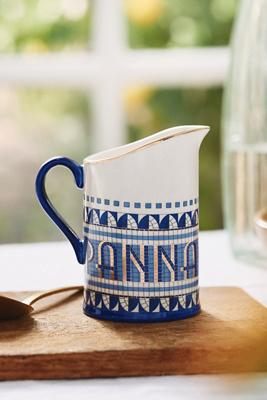 Bistro Tile Stoneware Creamer: Italia Edition