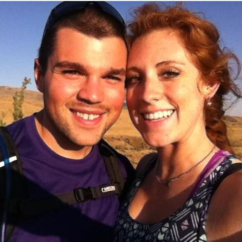 Hiking in Boise, soo many years ago!