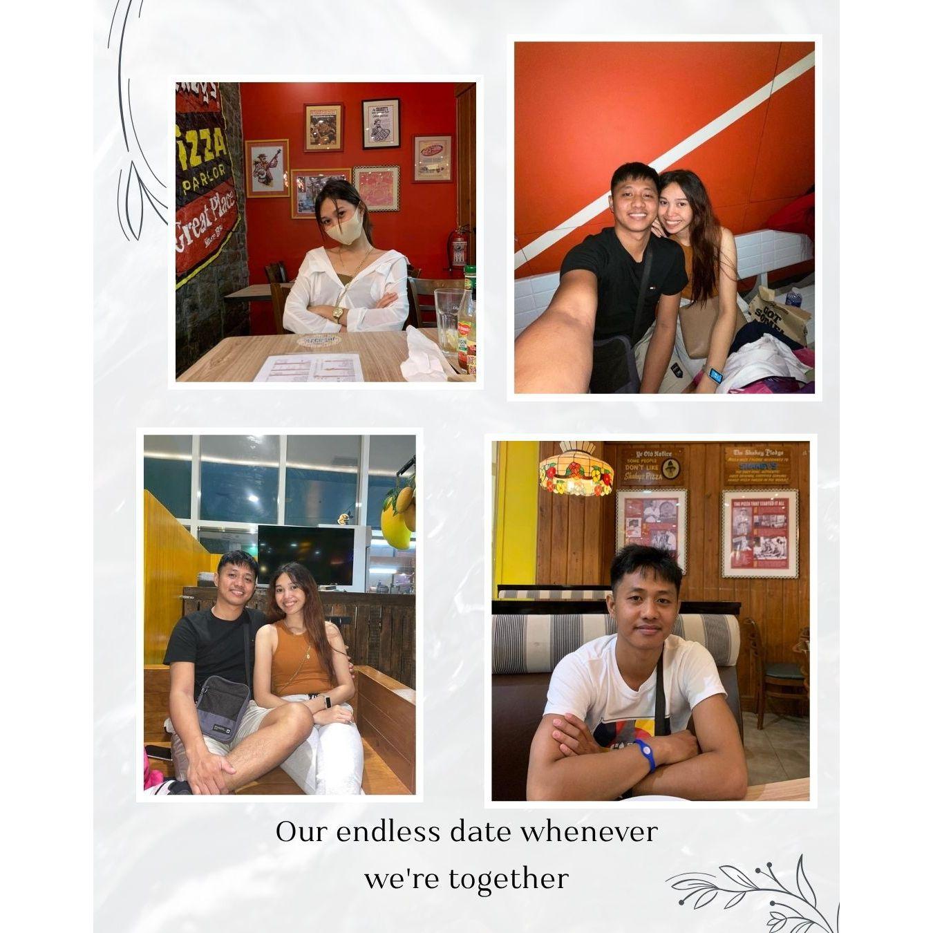From sitting across each other… to sitting beside each other for life.
From opposite seats to forever seatmates. Hehe! ♡