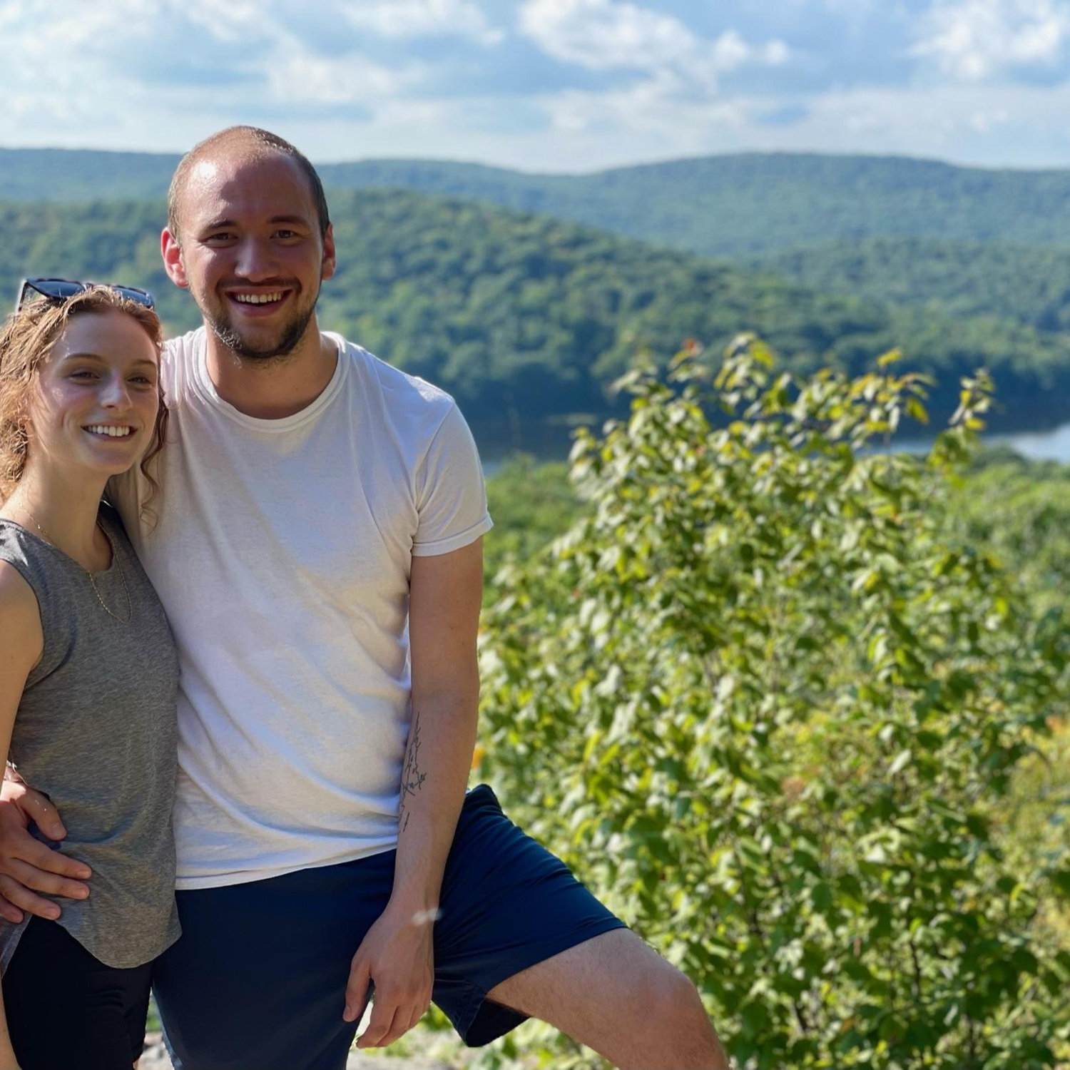 Sep 2021 - hiking in Harriman State Park with our dear friends Joe and Kayla!