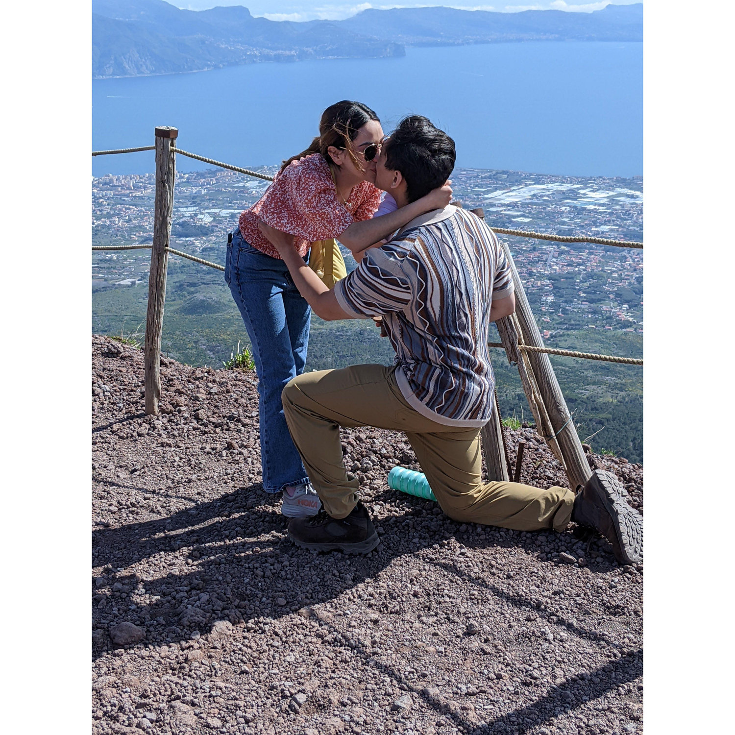 Mount Vesuvius aka where Vittorio asked the big question!
