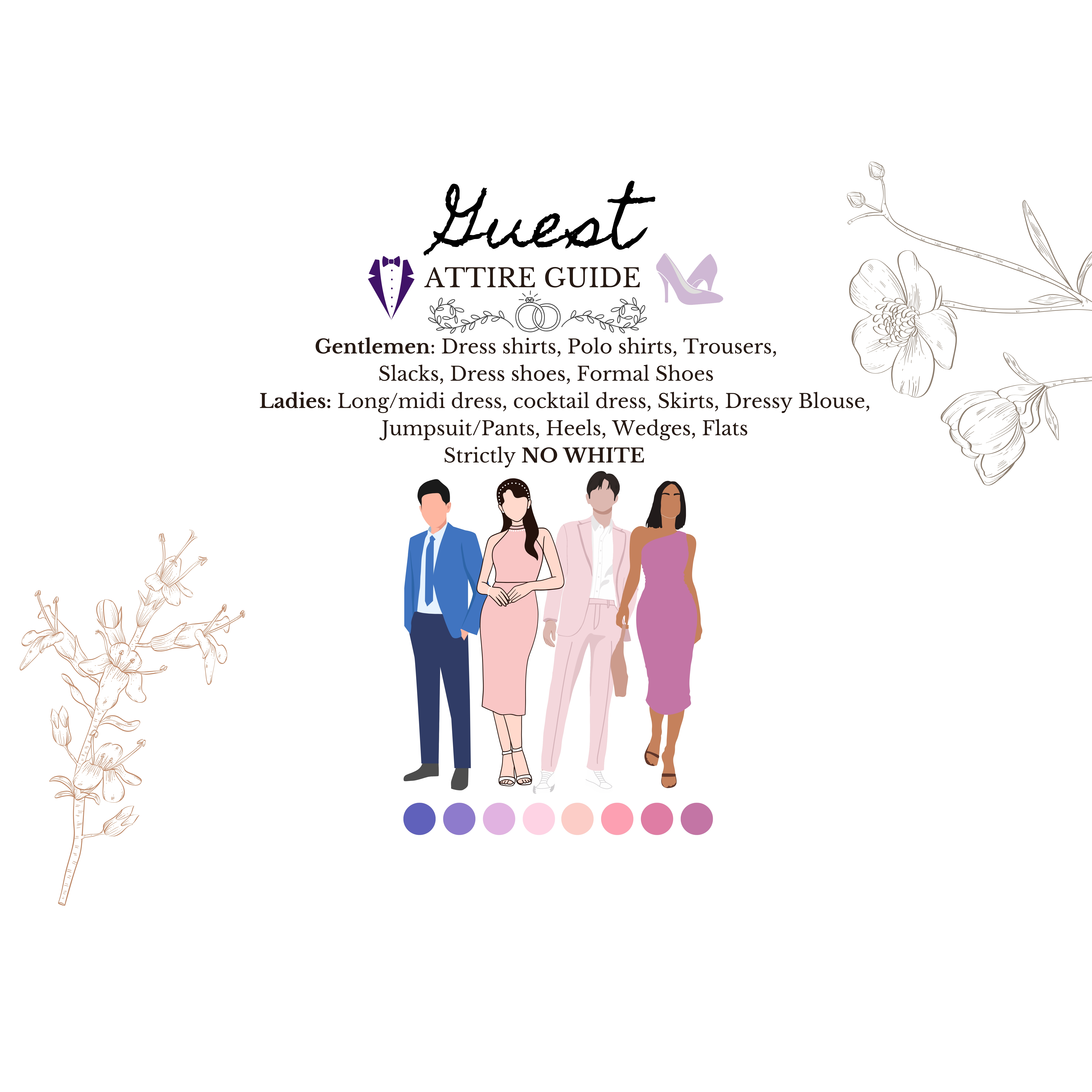 We kindly request that all guests honor the dress code by avoiding overly casual attire such as t-shirts, slippers, denim and jeans. Please avoid mini-skirts for the ladies as well.