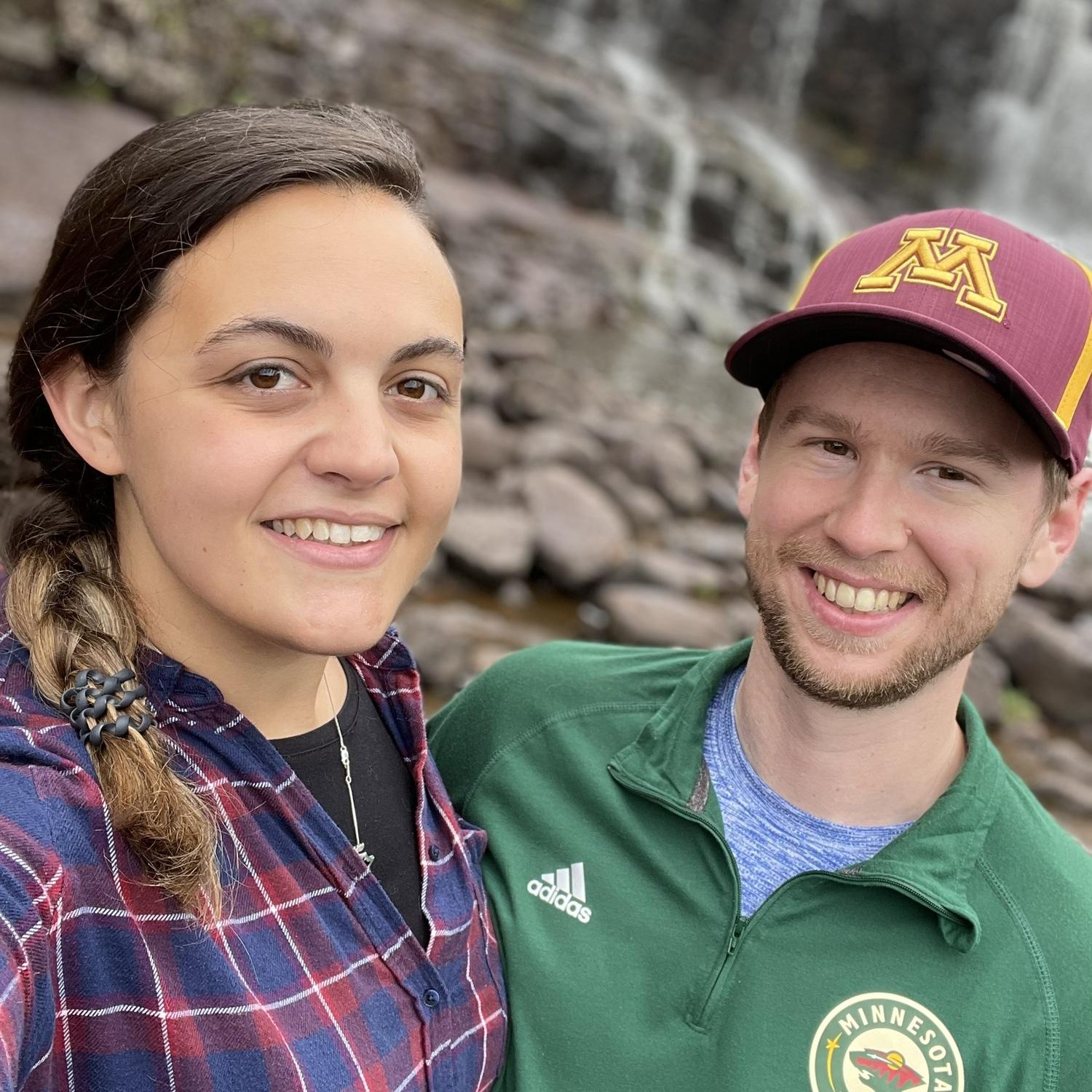 Megan and Jack's first trip to Duluth!