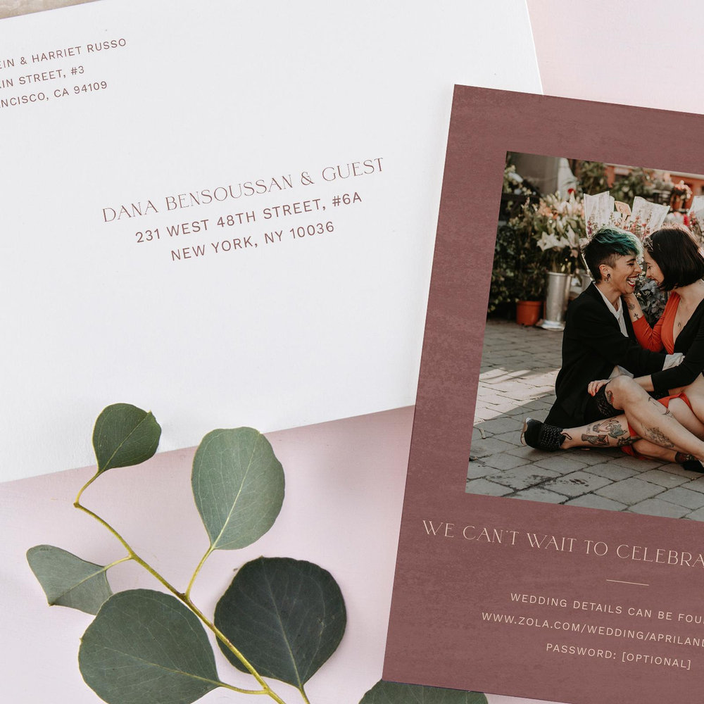 Belanger Portrait | Clay Brown | Zola Save The Dates