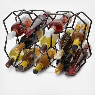 Ubix 12-Bottle Stackable Wine Rack
