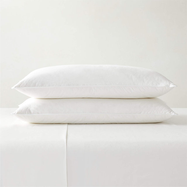 Feather-Down King Pillow Inserts Set of 2