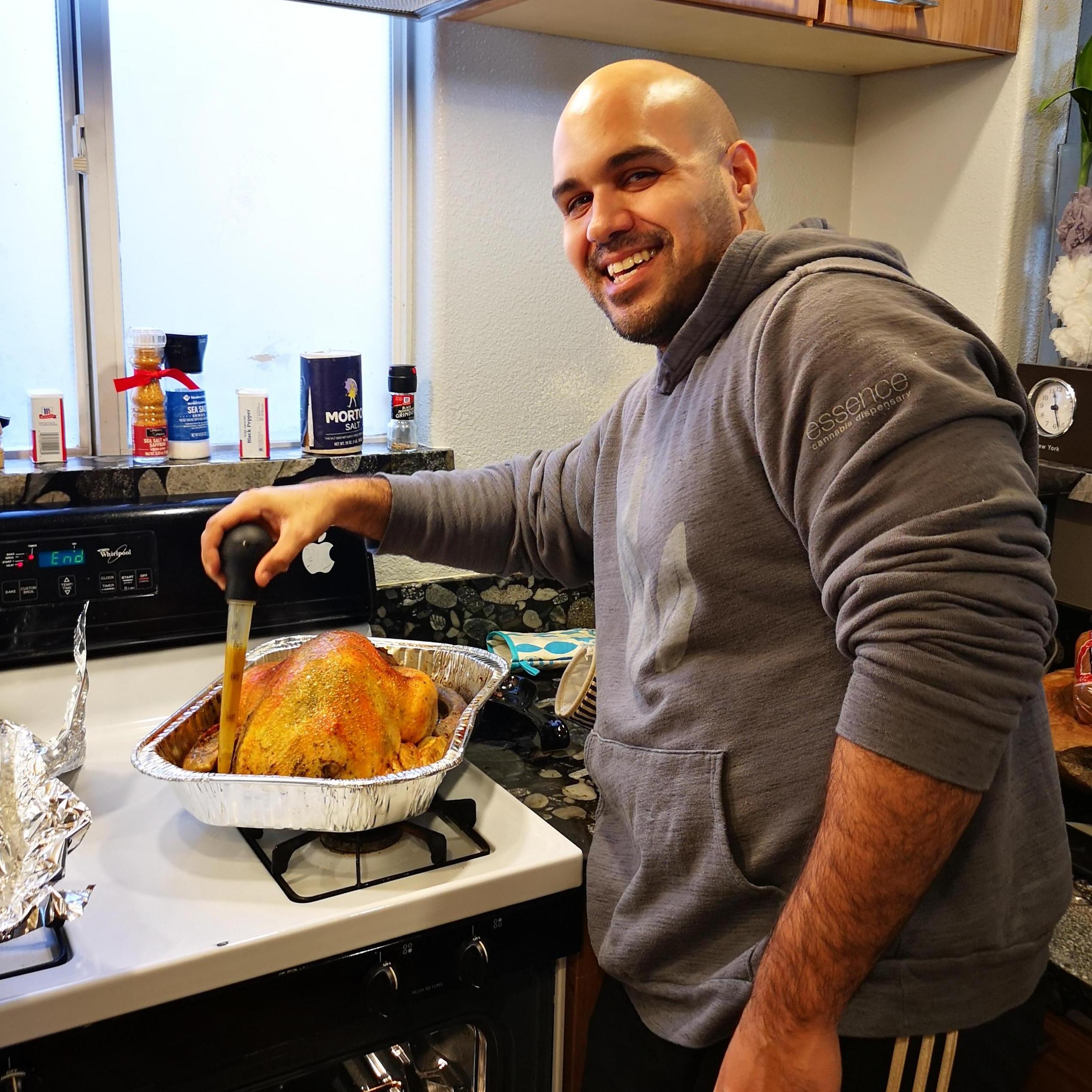Radhy's First Turkey! - Thanksgiving 2018