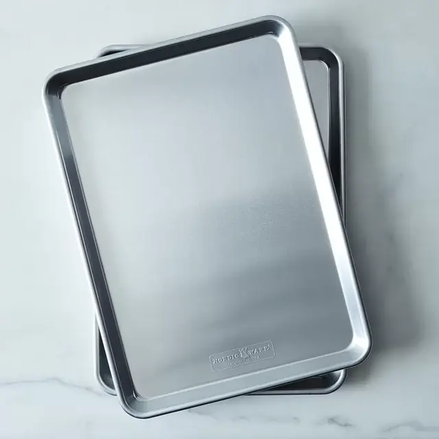 Nordic Ware Natural Aluminum Baking Sheets - Half Sheets (Set of 2)