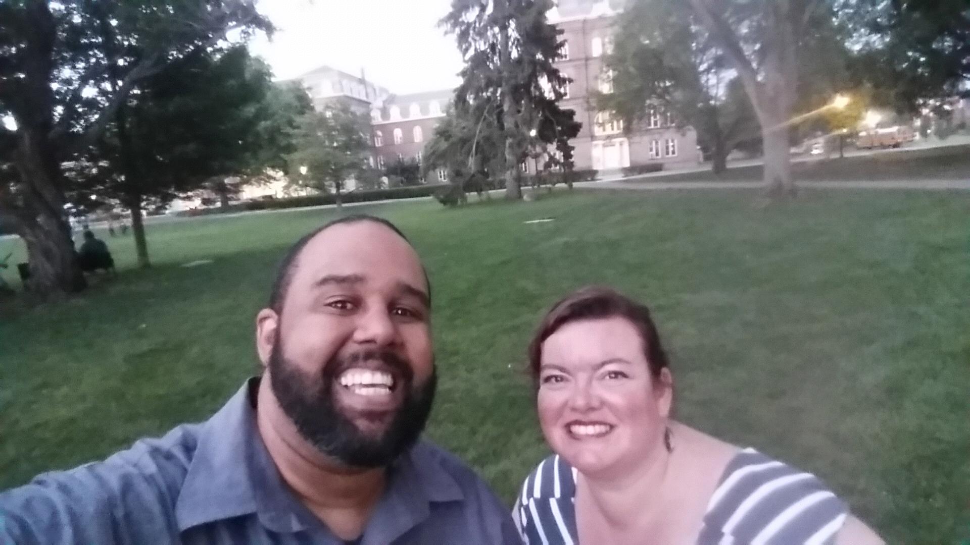 Reminiscing at Tess’s Vassar reunion, June 2017