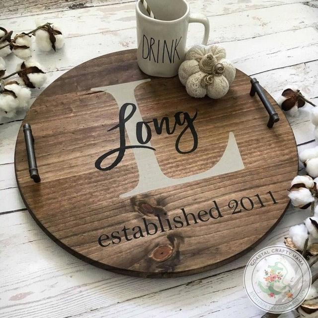 Personalized serving tray