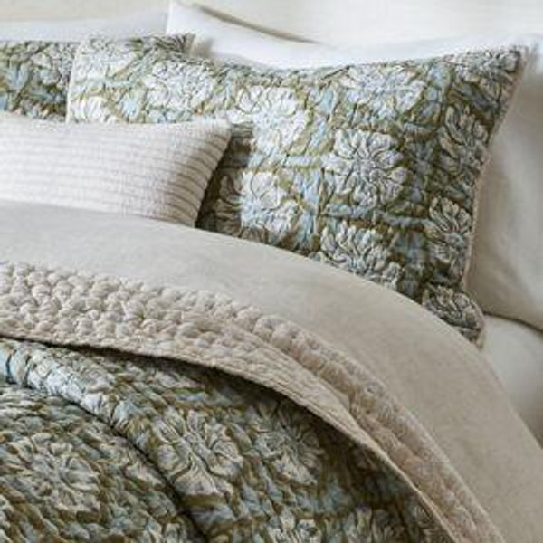Lennon Floral Reversible Shams-- Standard Sham