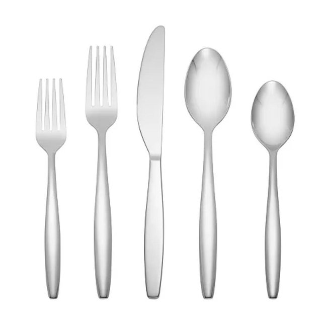 Stainless Steel Holton Mirror 67-Piece Flatware Set, Service for 12