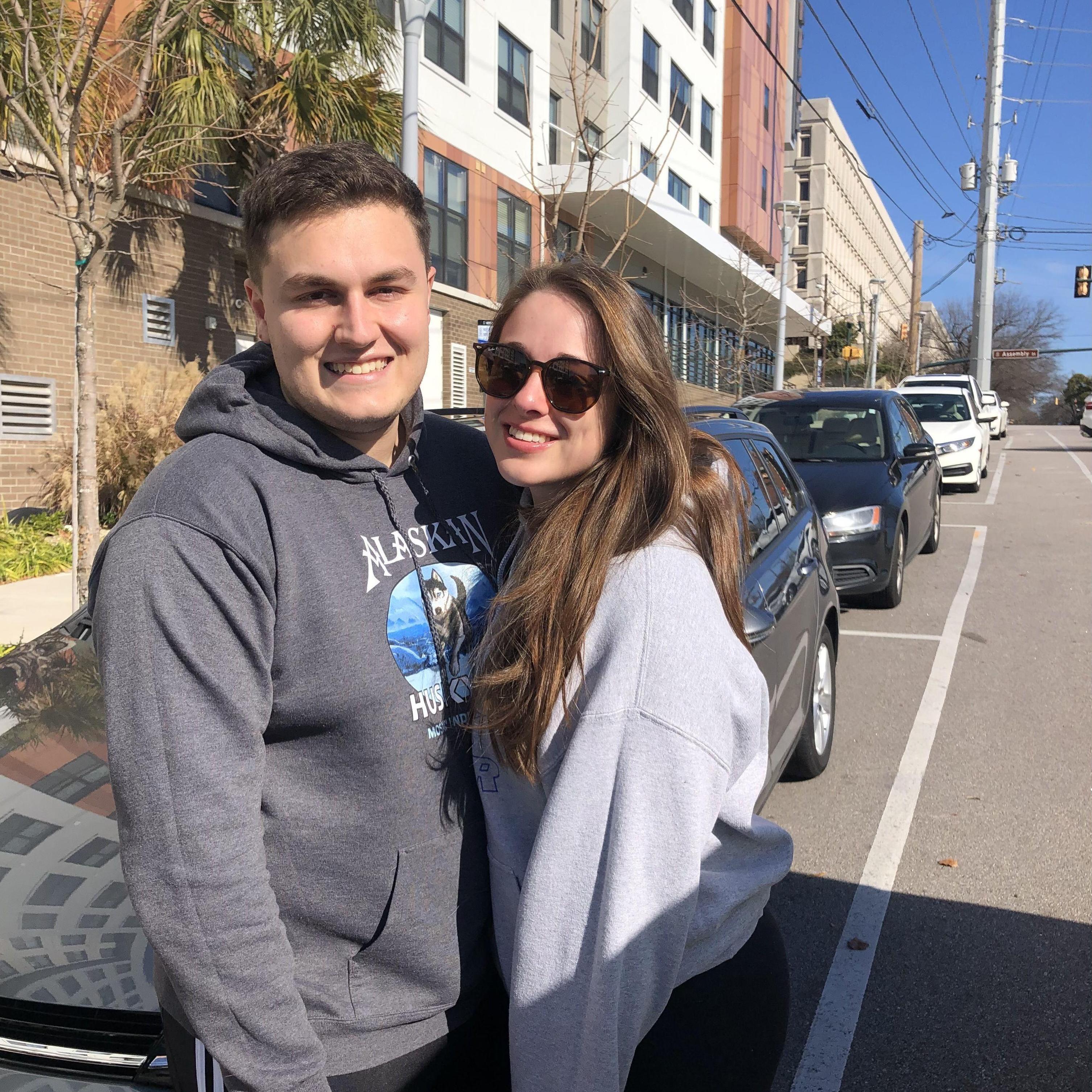 01.10.2021 - Dropping Dane off at USC