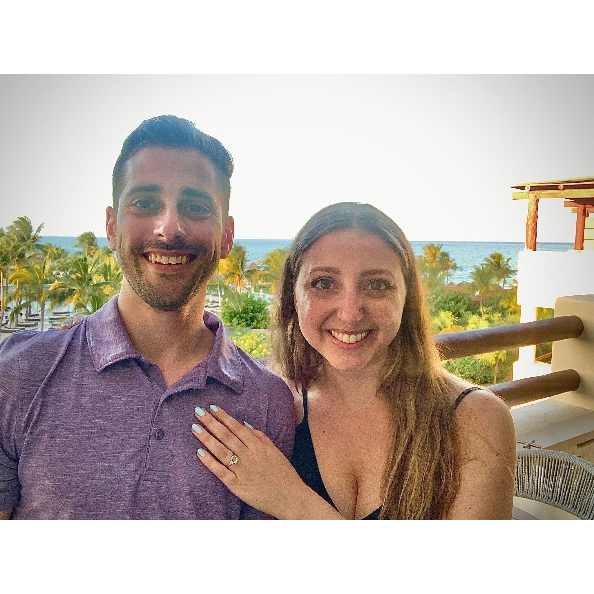 She said yes!