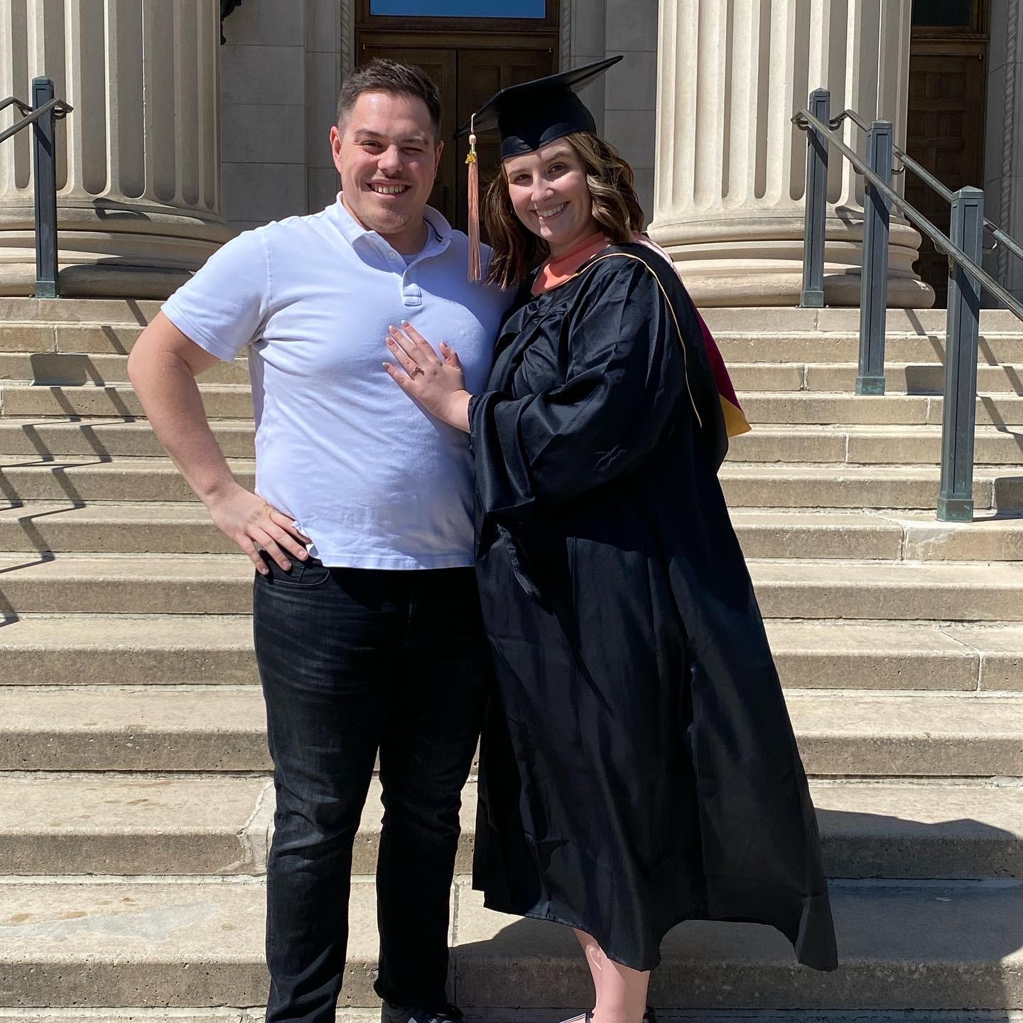 Paige’s MPH graduation in Minnesota