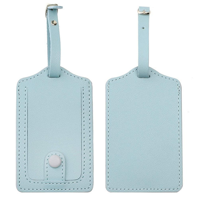Jagucho Leather Luggage Tags for Men Women-Luggage Tags for Suitcases-Baggage Bag Tag Suitcase Labels ID Tags with Full Back Privacy Cover for Carnival Cruise Ships, Travel Tags for Tourists