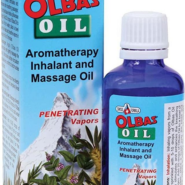 Olbas Oil Aromatherapy Inhalant and Aromatic Massage Oil, 1.65 Fl Oz