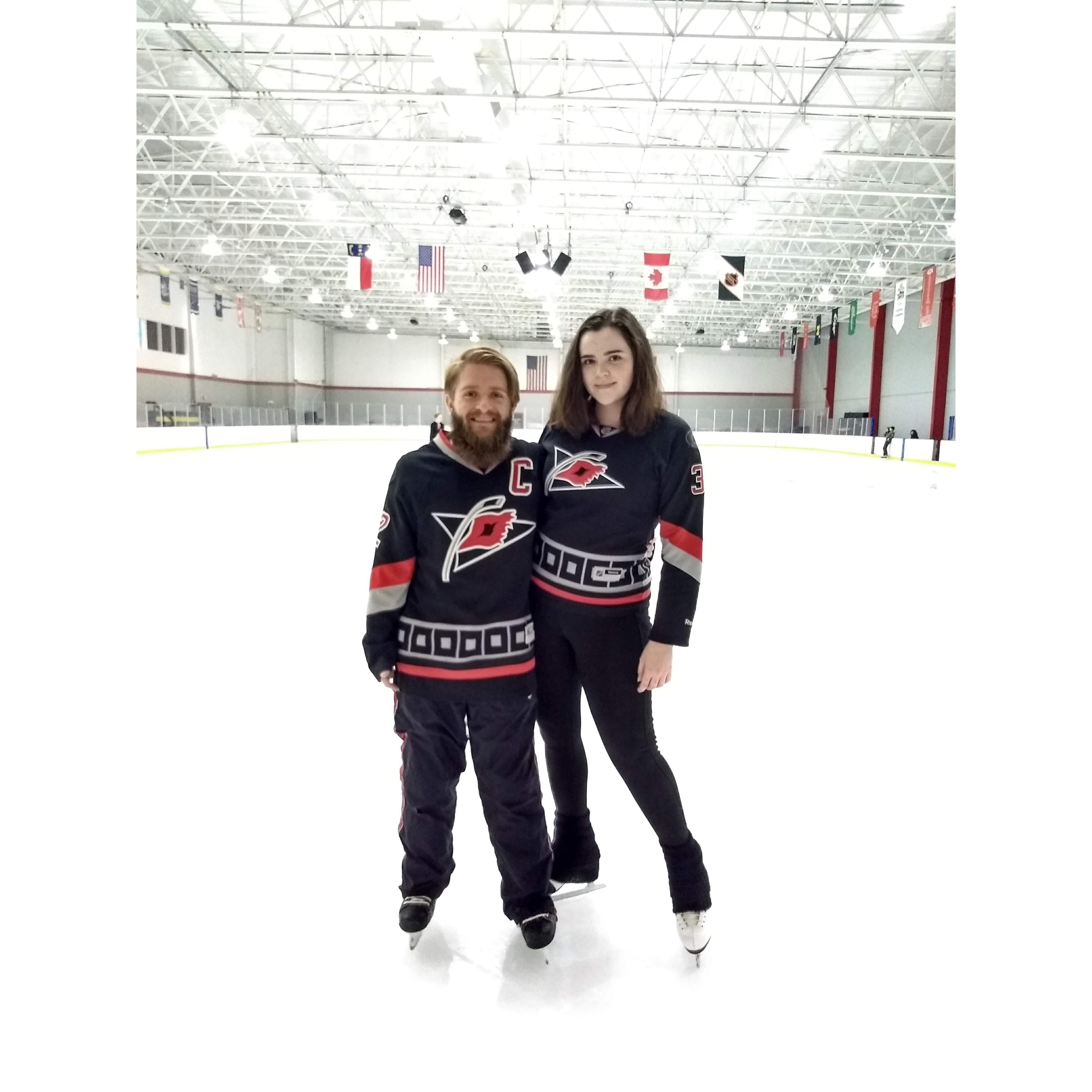 The sheet of ice where we first met!