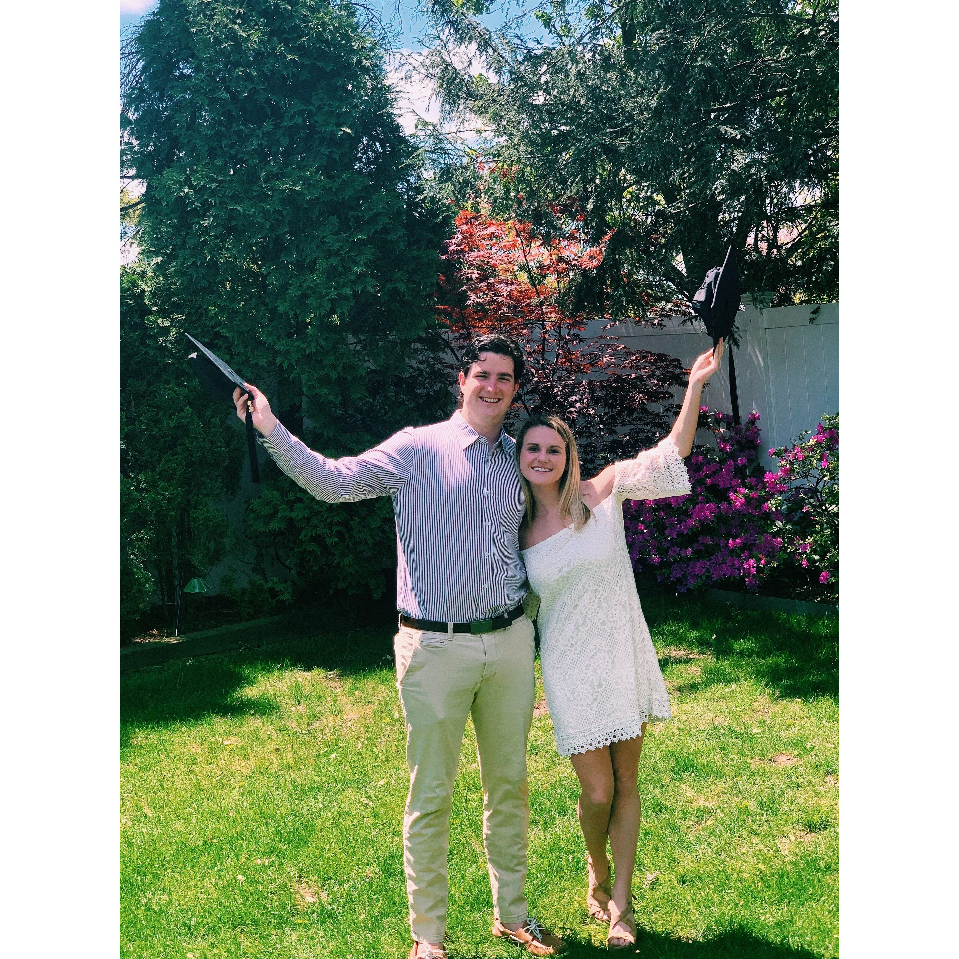 Celebrating graduating college (2020)