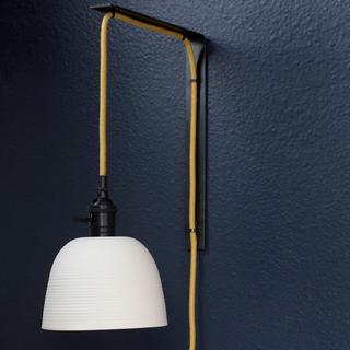 Ribbed Pendant Sconce