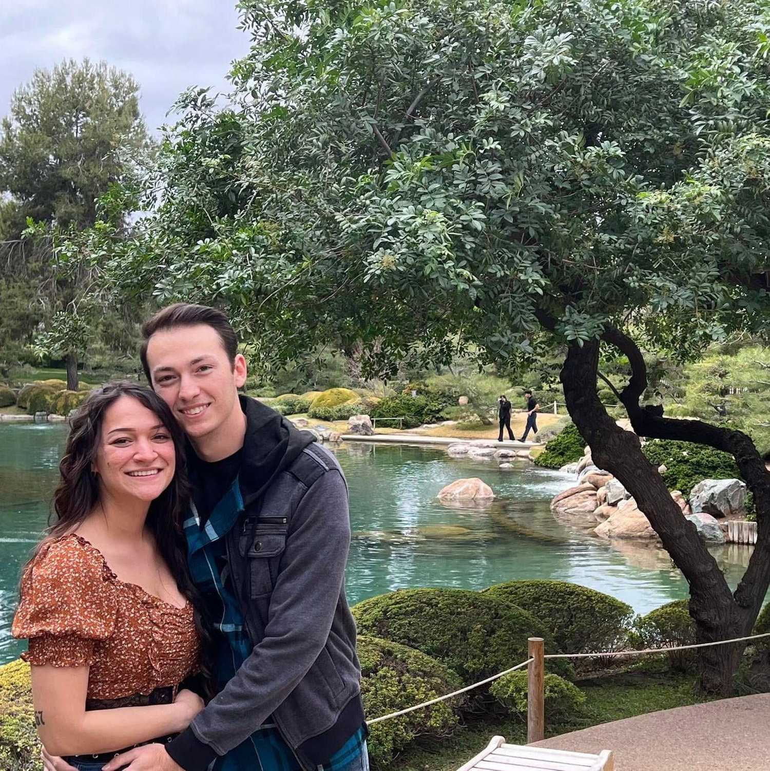 First Valentine's day at the Japanese Friendship Garden!