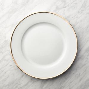 Gold Rim Buffet Plate