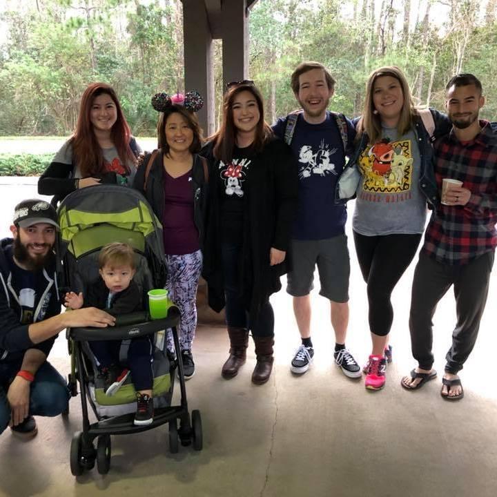 At our favorite place, the happiest place on earth, Walt Disney World for Haley's mom's 60th birthday