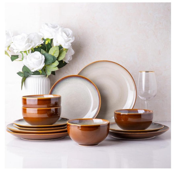 Ceramic Dinnerware (sets for 4, 12pcs)