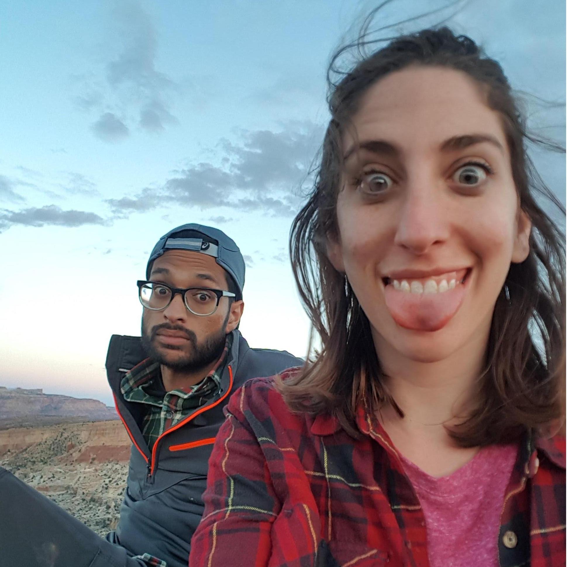 Mountain sunsets-- Kiran is very enthusiastic