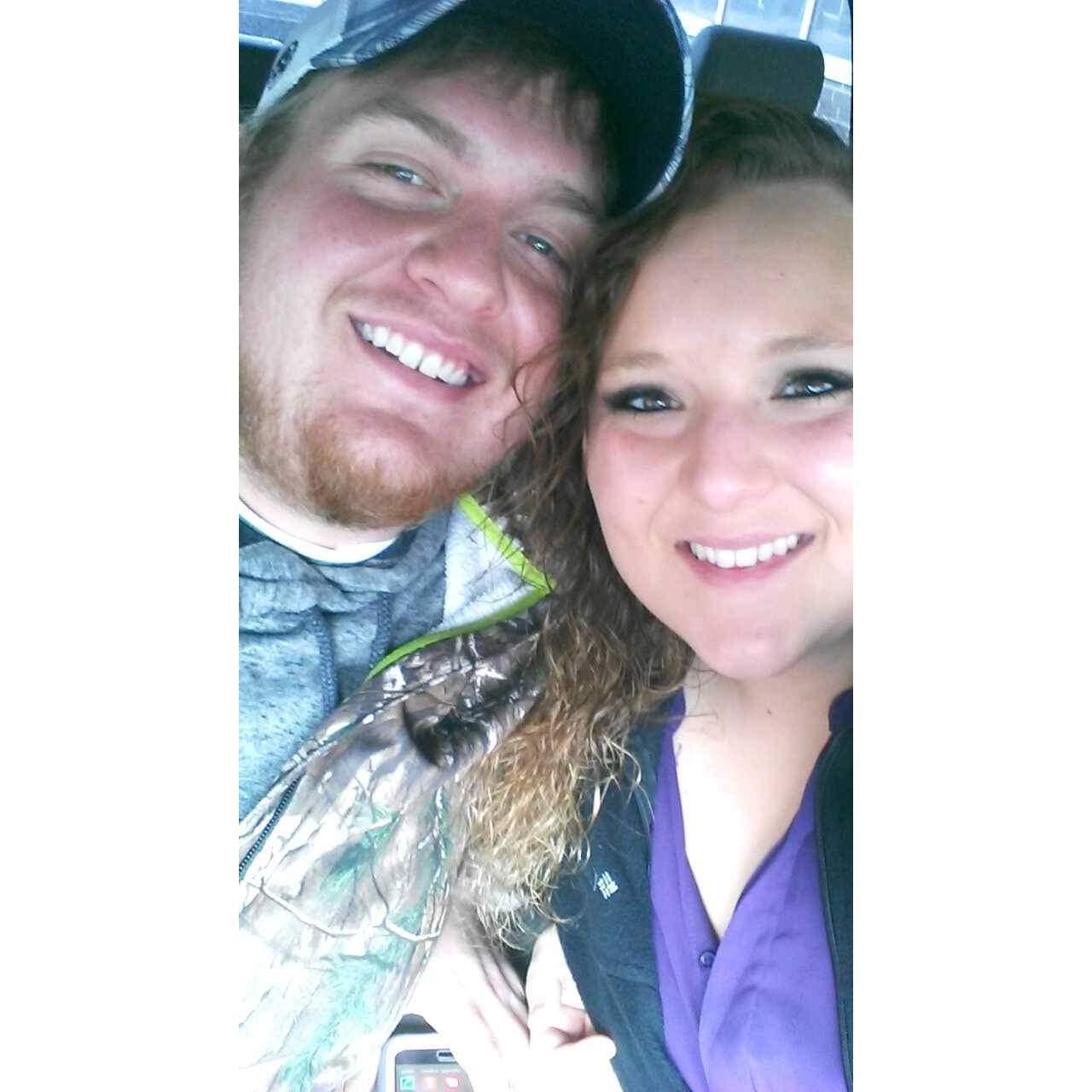 Our first Valentines Day together.