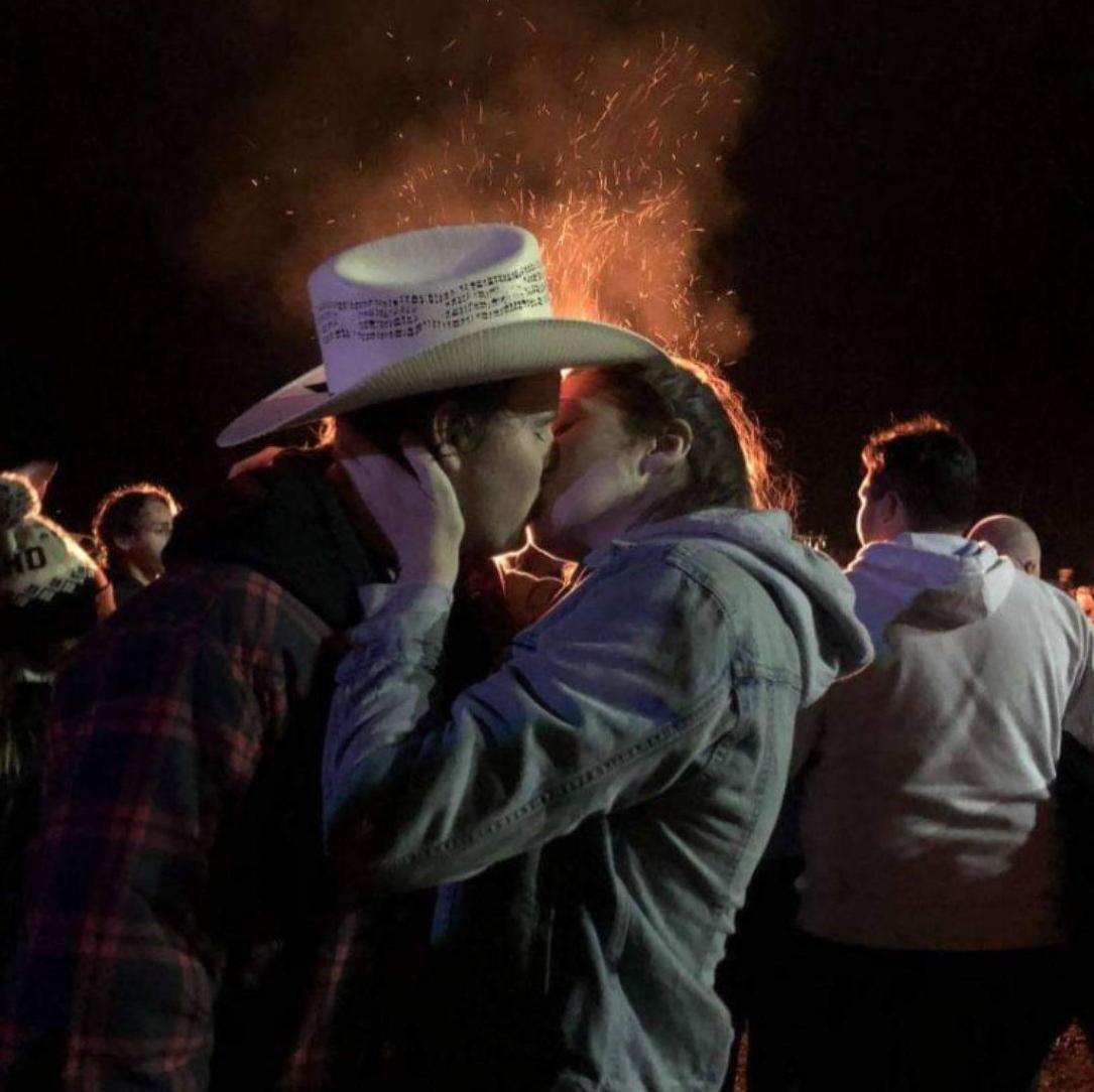 University of Idaho homecoming bonfire 2019