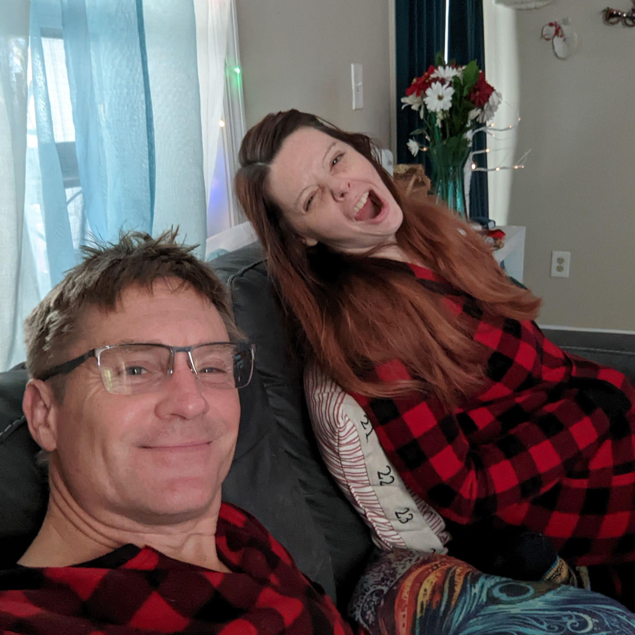 Matching jammies. December 2022.