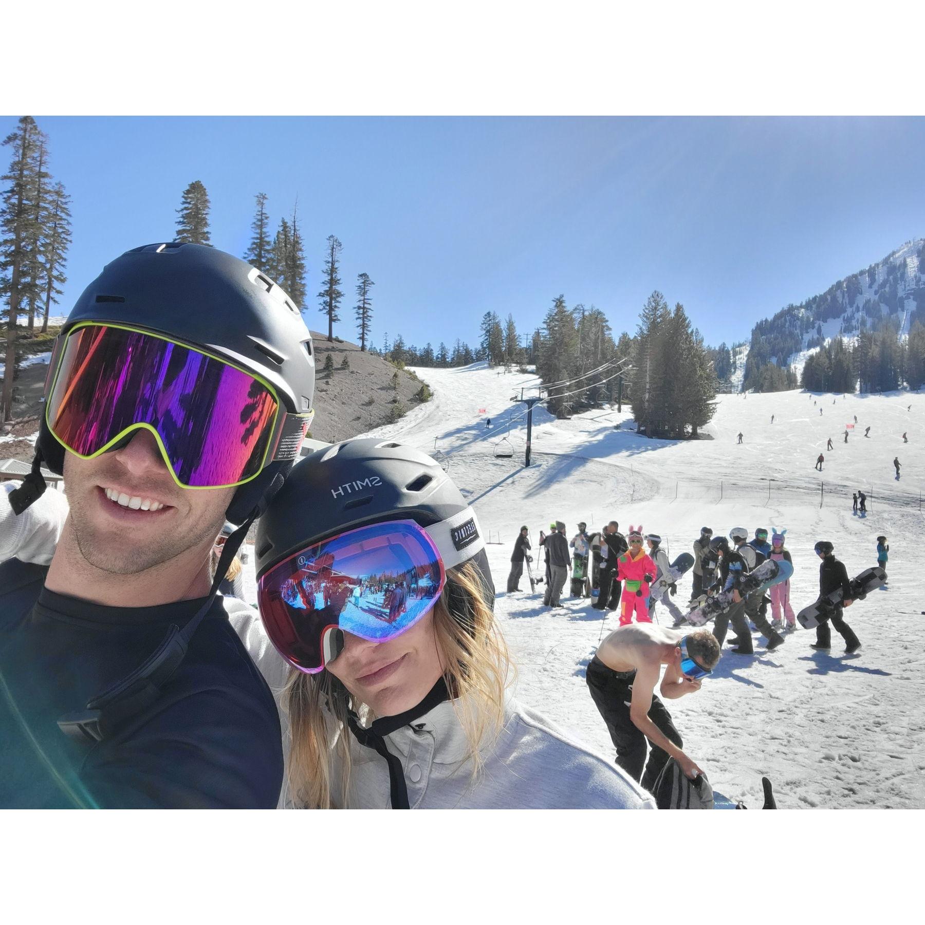 more skiing