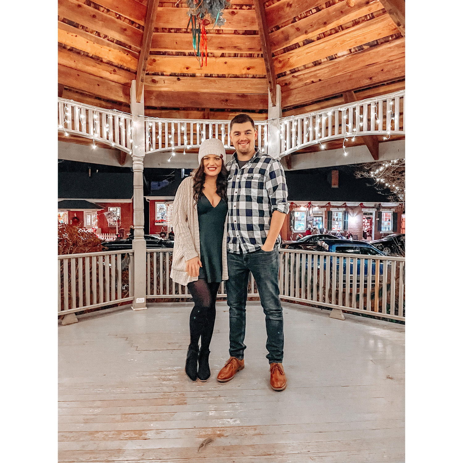 2020: Our first Christmas together.