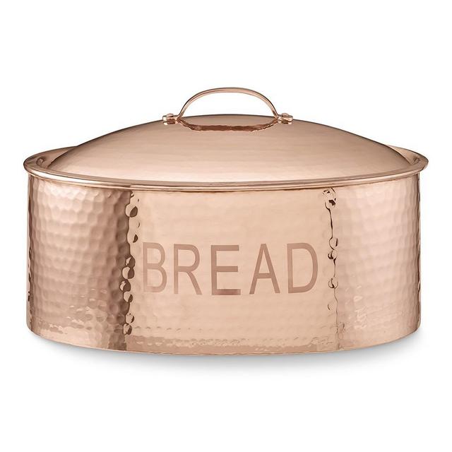 Hammered Copper Bread Box