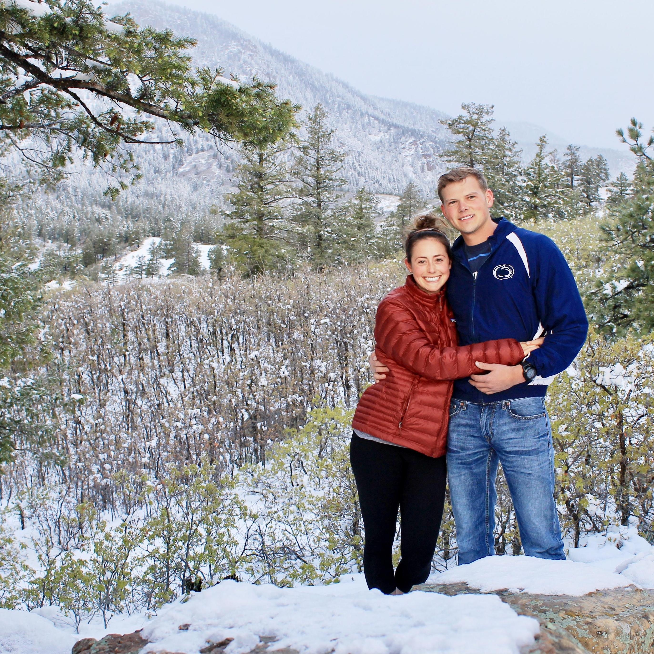 Our first trip to Colorado.. right before Sean left on the first deployment we went through together.