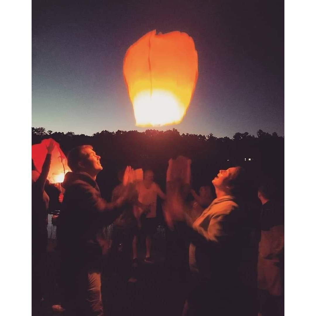 Lanterns during the 4th of July